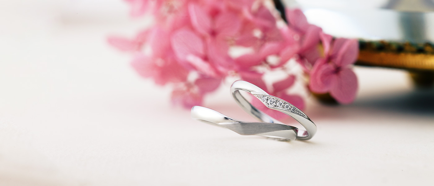 結婚指輪・婚約指輪専門店 CLEAR Bridal Jewelry- V字タイプのご紹介 -